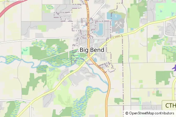 Mapa Big Bend