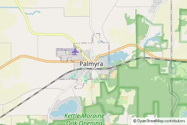 Mapa Palmyra