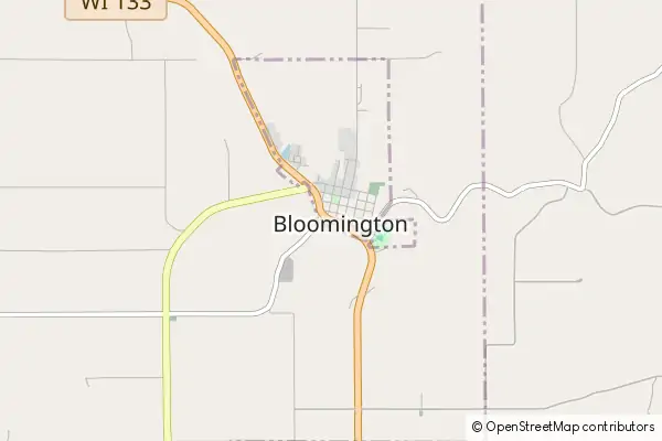 Mapa Bloomington