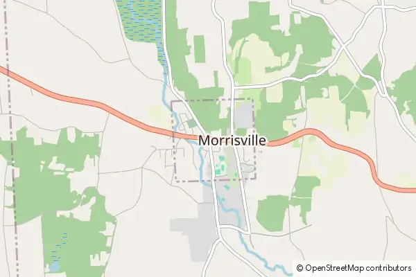 Mapa Morrisville