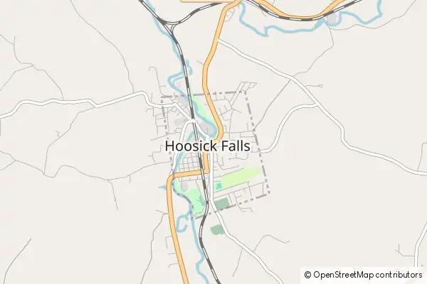 Mapa Hoosick Falls