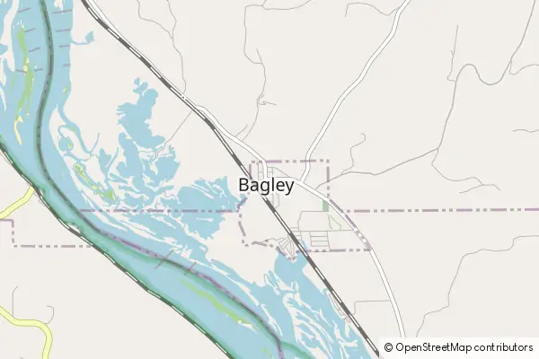 Mapa Bagley