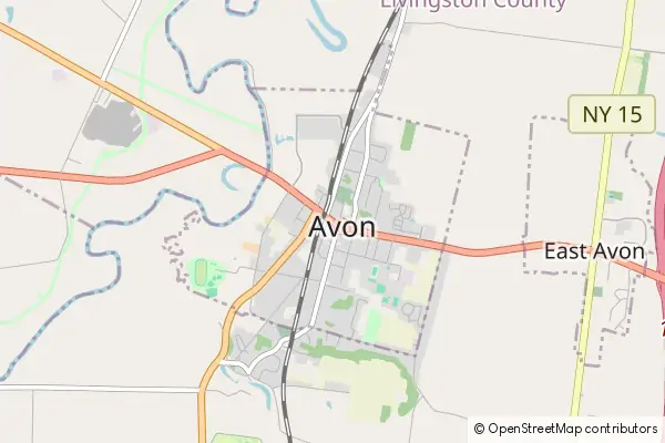 Mapa Avon