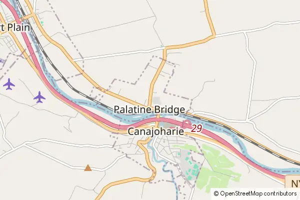 Mapa Palatine Bridge