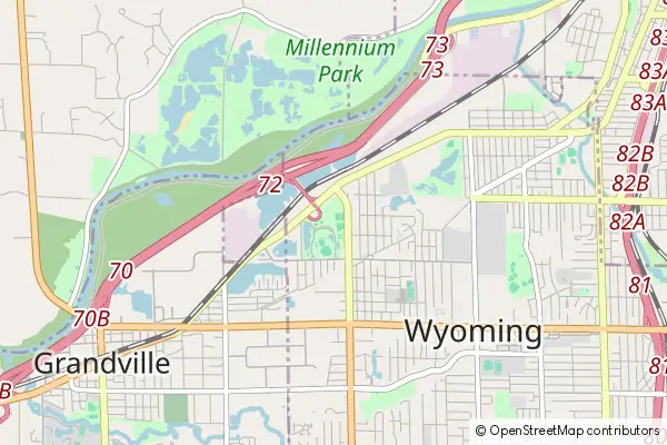 Mapa Wyoming