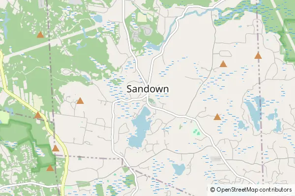 Mapa Sandown