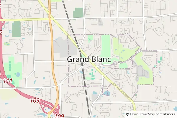 Mapa Grand Blanc