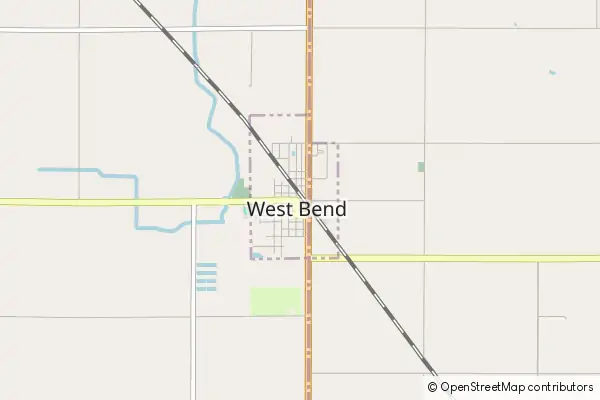 Mapa West Bend