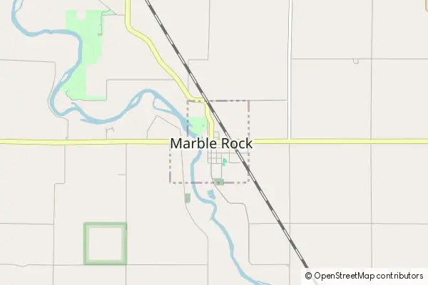 Mapa Marble Rock