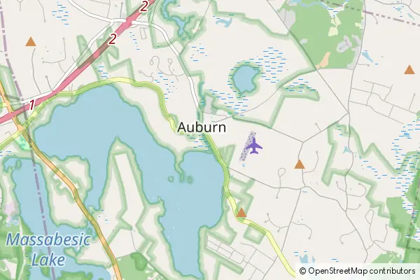 Mapa Auburn