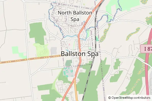 Mapa Ballston Spa