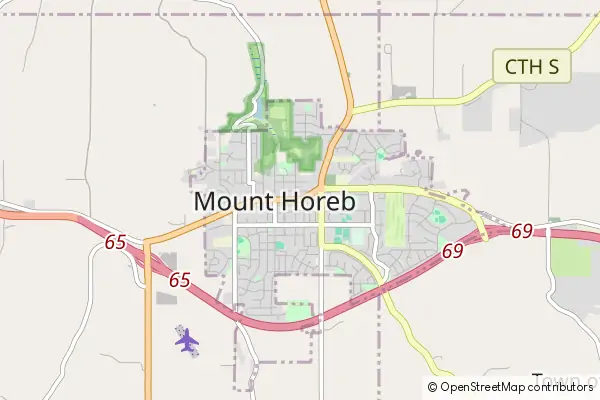 Mapa Mount Horeb