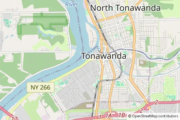 Mapa Tonawanda