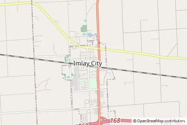 Mapa Imlay City