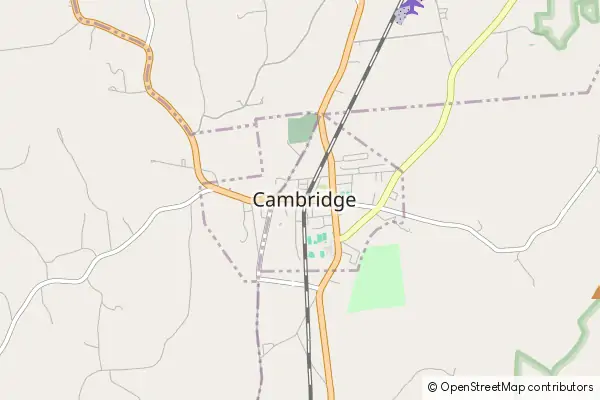 Mapa Cambridge