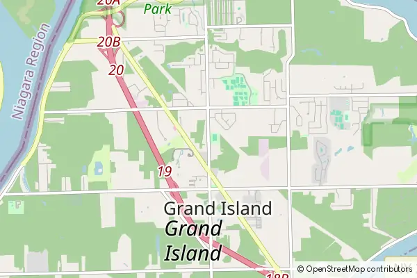 Mapa Grand Island