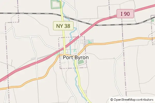 Mapa Port Byron