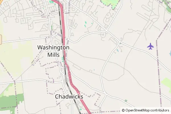 Mapa Washington Mills