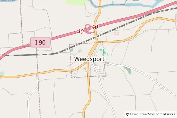 Mapa Weedsport