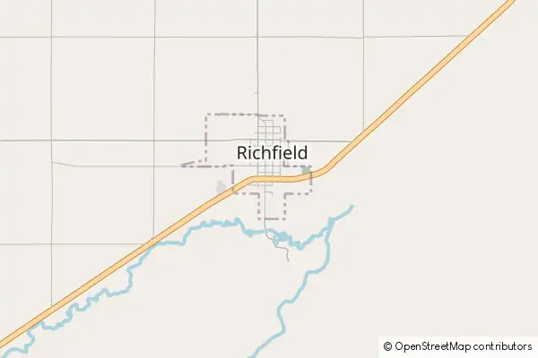 Mapa Richfield