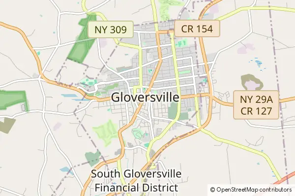 Mapa Gloversville