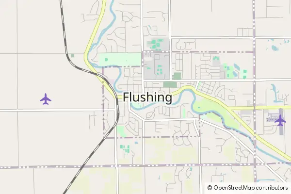 Mapa Flushing