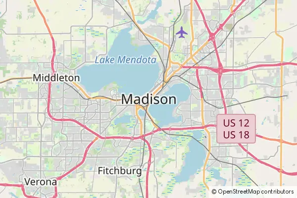 Mapa Madison