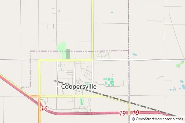 Mapa Coopersville