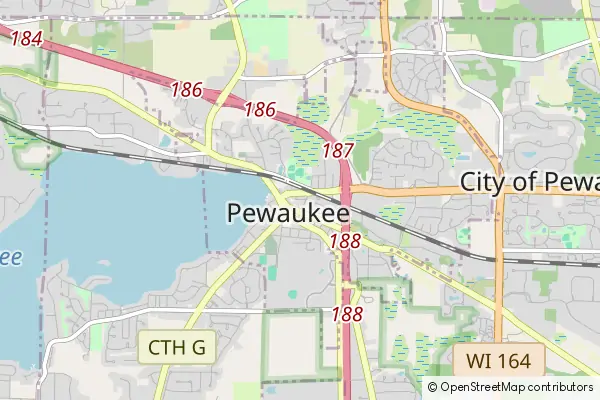 Mapa Pewaukee