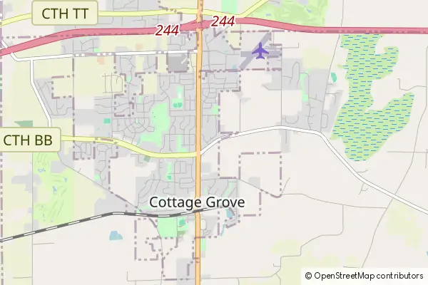 Mapa Cottage Grove