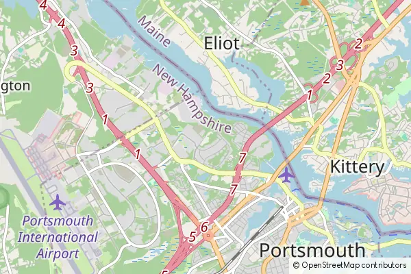 Mapa Portsmouth