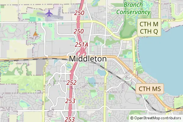 Mapa Middleton