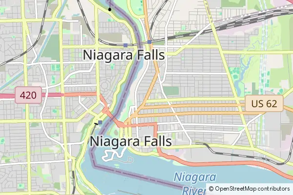 Mapa Niagara Falls