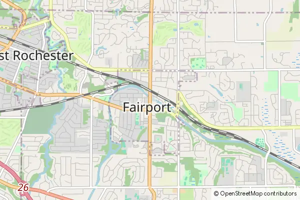 Mapa Fairport