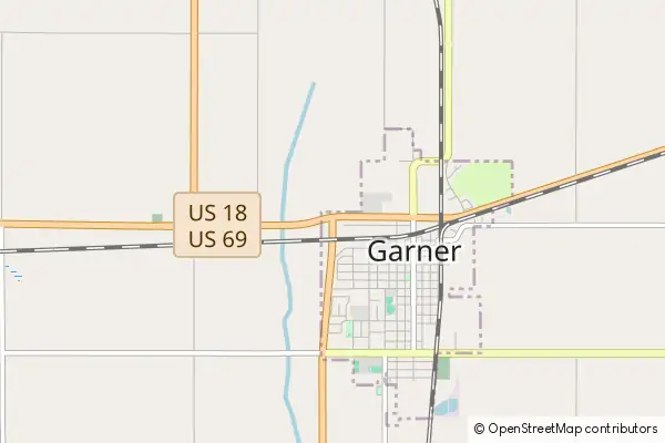 Mapa Garner