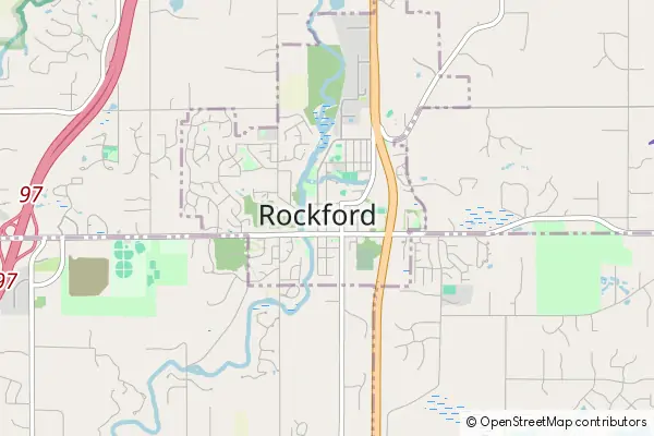 Mapa Rockford