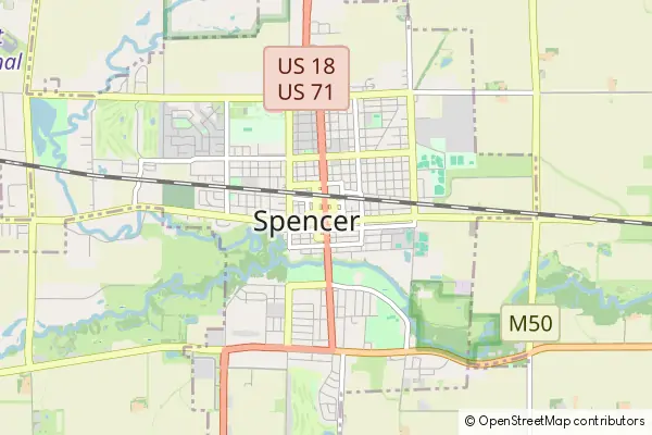 Mapa Spencer