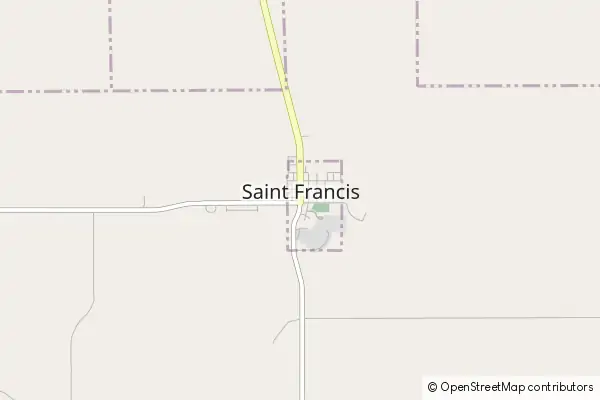 Mapa Saint Francis