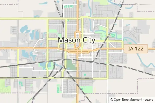 Mapa Mason City