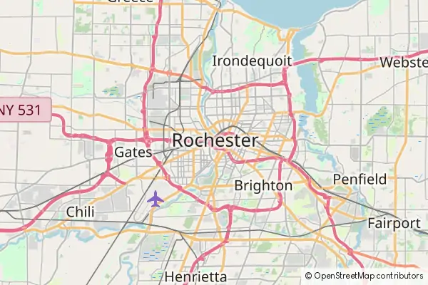 Mapa Rochester