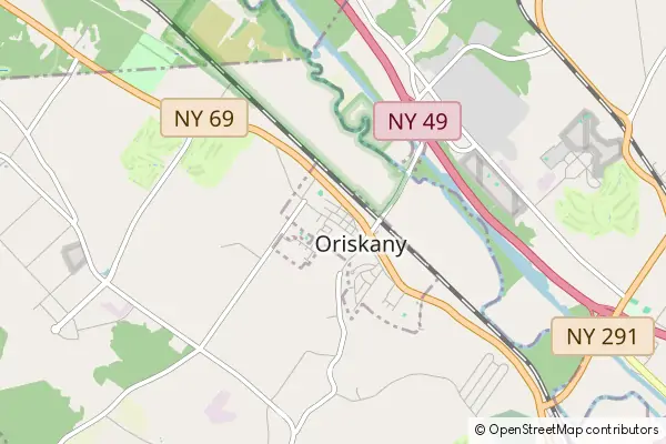 Mapa Oriskany