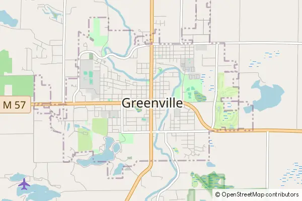 Mapa Greenville