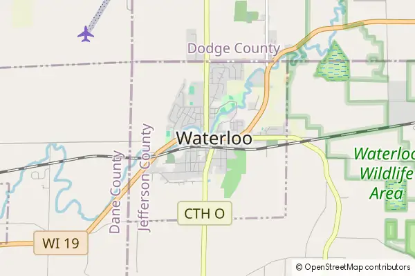 Mapa Waterloo