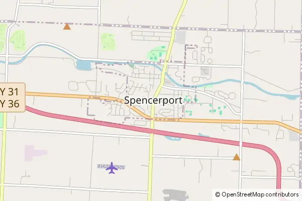 Mapa Spencerport