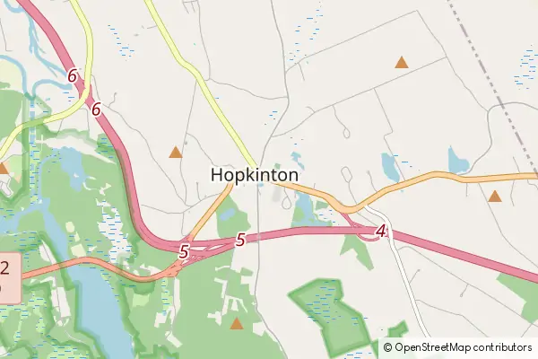 Mapa Hopkinton