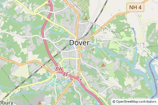 Mapa Dover