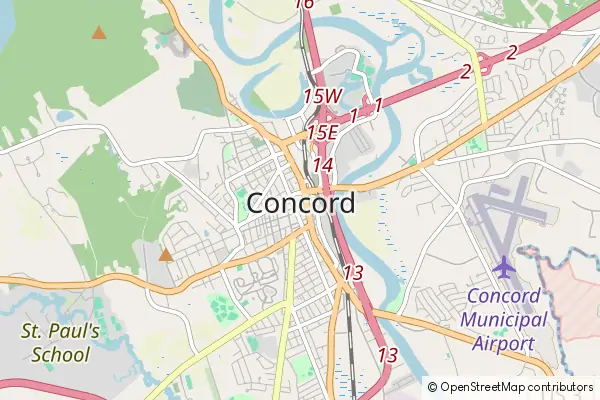 Mapa Concord