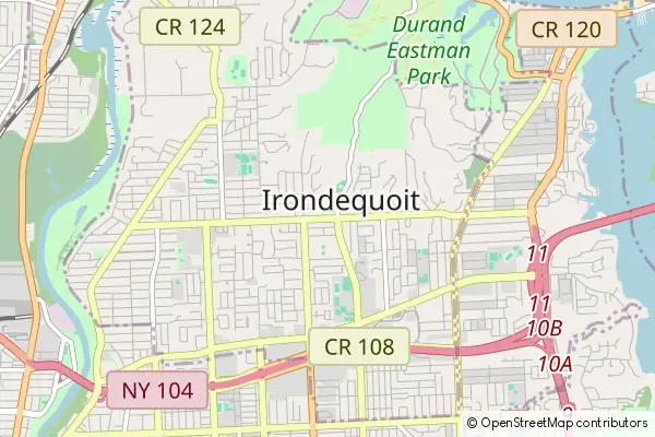 Mapa Irondequoit