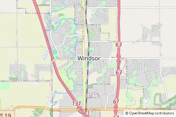 Mapa Windsor