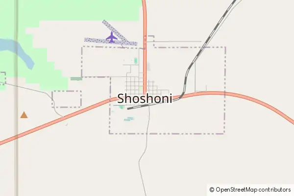 Mapa Shoshoni